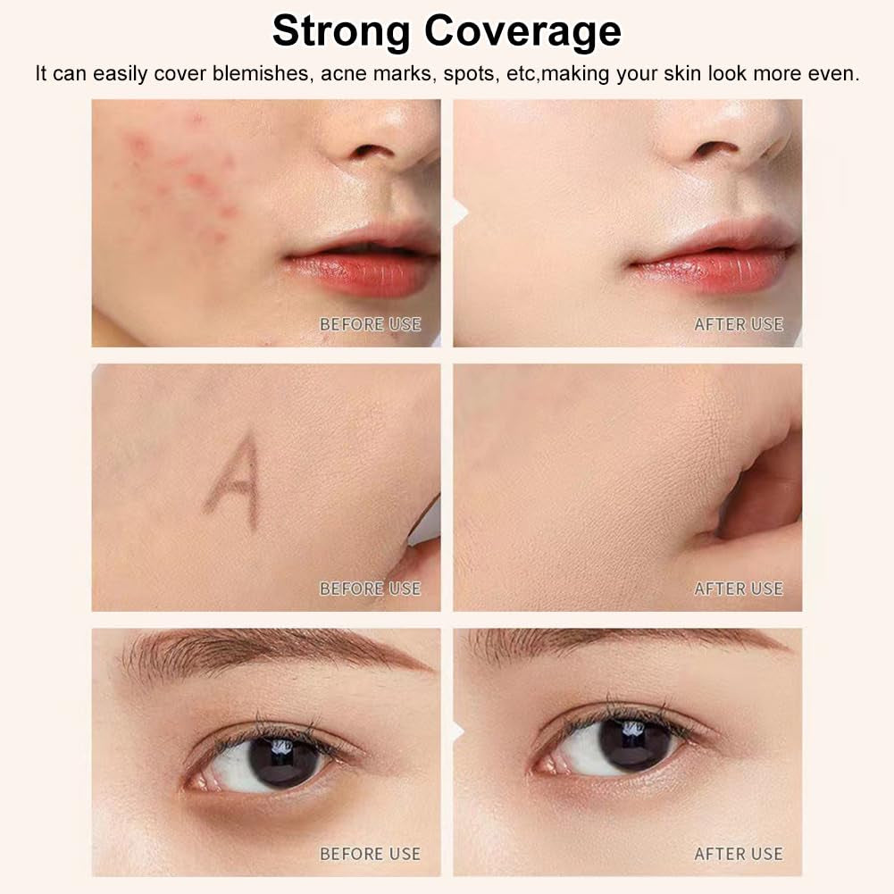 Concealer Palette,Correcting Concealer 3In1,Full Cover Concealer Palette,Concealer,Tri-Color Concealer Make Up,Concealer Foundation Palette, Narben Und Mildert Feine Linien