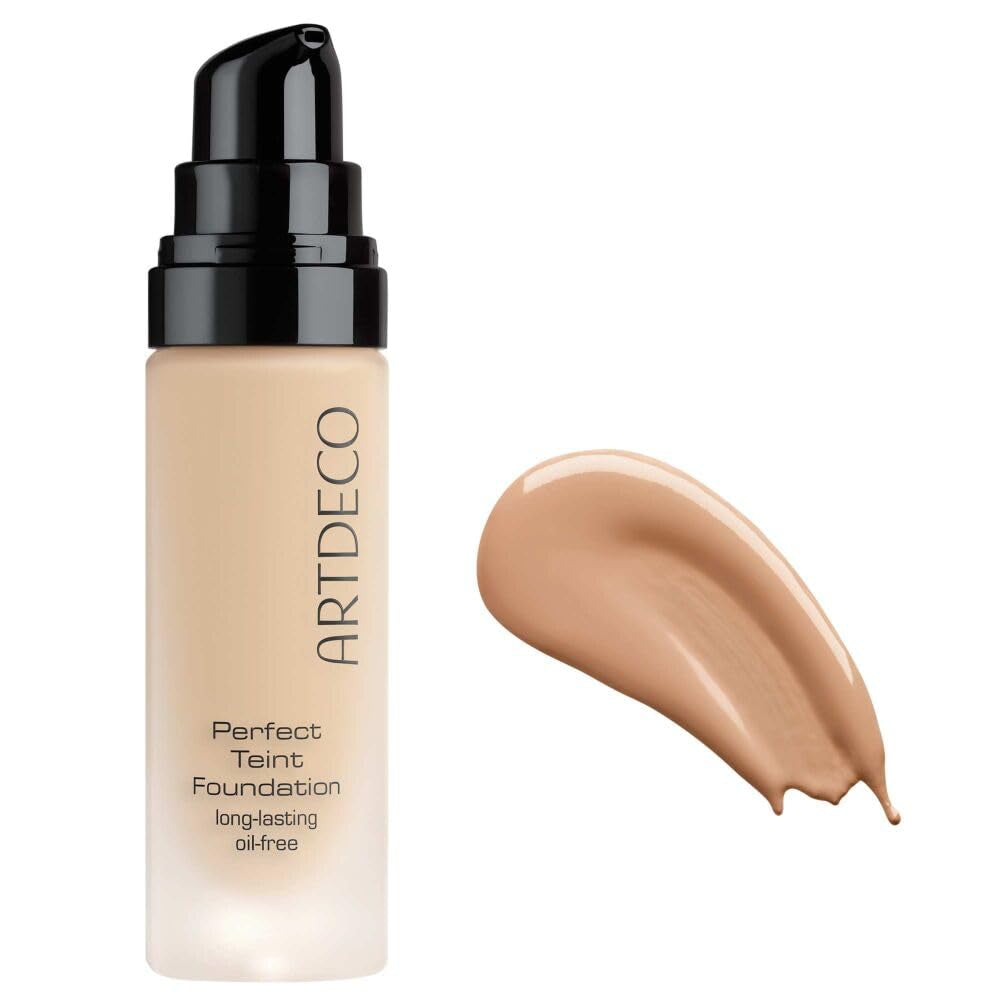 ARTDECO Perfect Teint Foundation - Langanhaltende, Flüssige Foundation Ohne Öl Und Ohne Maskeneffekt - 1 X 20 Ml