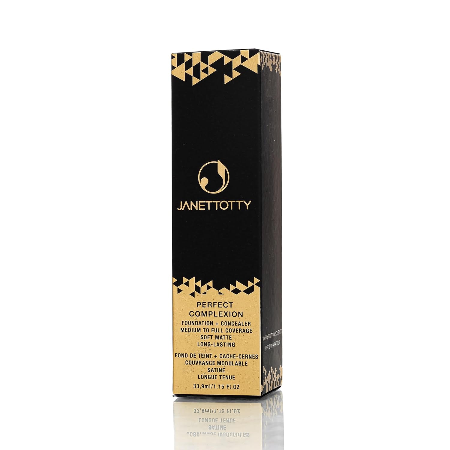 JANETTOTTY - 2 in 1 Perfect Complexion Matte Foundation + Concealer - Is Lightweight, Soft Matte, Silky Touch, Medium to Full Coverage, Long-Lasting - Vegan and Oil-Free - 33,9Ml (Sophiyat 221)