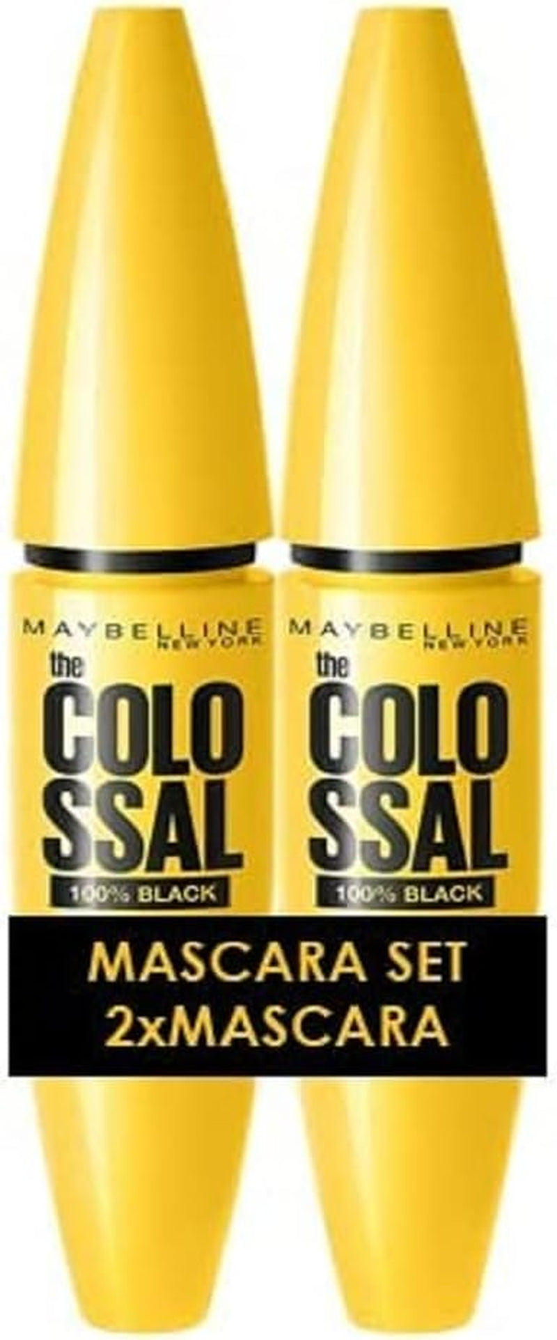 Maybelline New York Mascara Für Volumen, Volum'Express the Colossal Smoky Eyes, Dangerous Smoky Black, 9,5 Ml