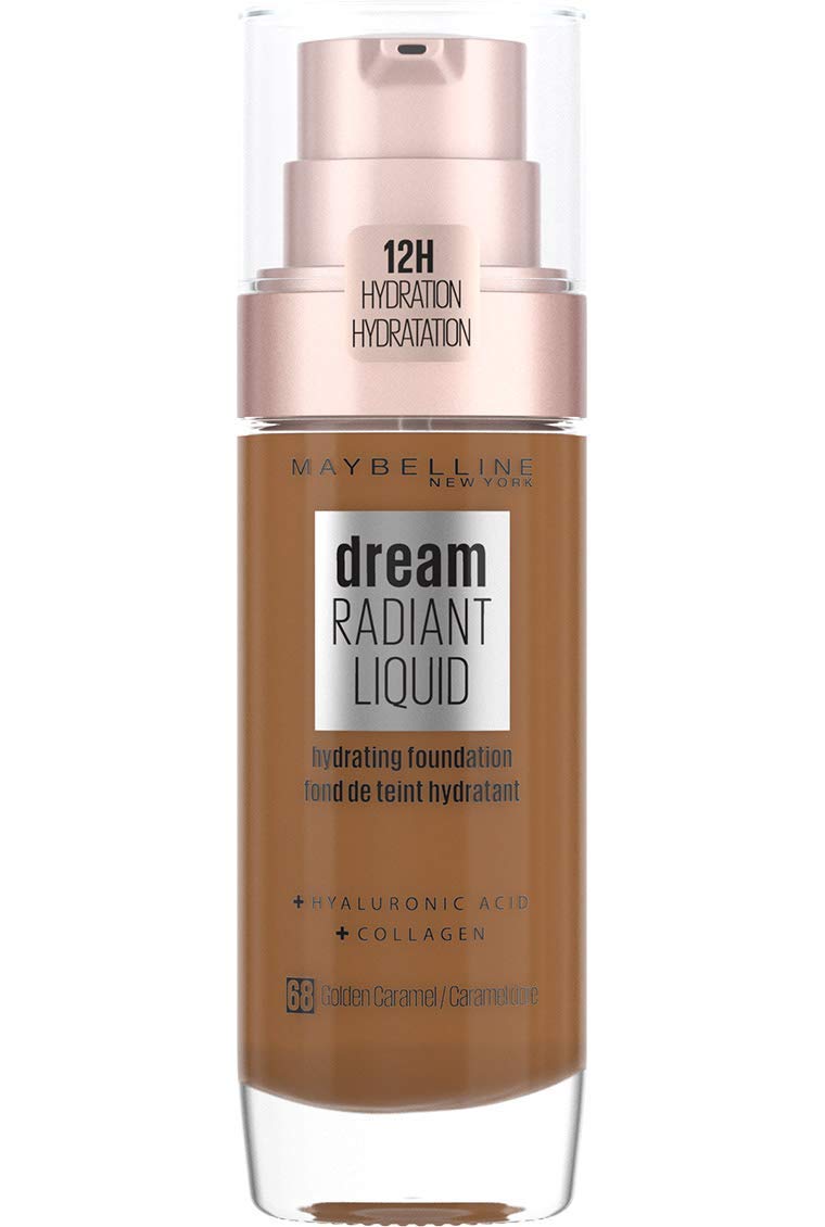Maybelline New York Make Up, Dream Radiant Liquid Make-Up, Flüssige Foundation, Nr. 30 Sand, 30 Ml (Packung Mit 2)