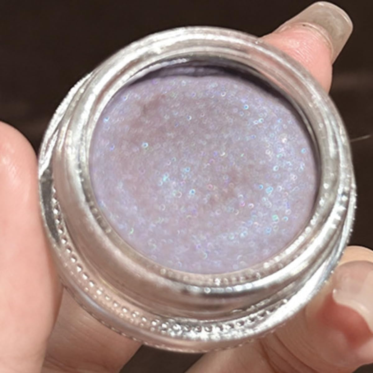KARLOR Flüssig Highlighter Augen Glitzer, Cremig Lidschatten Mit Schimmer Gesicht Highlighter Makeup Perlmutt Glitzer Cremige Glitter Flüssiger Schimmer Highlighter Wange Gesicht(04#)