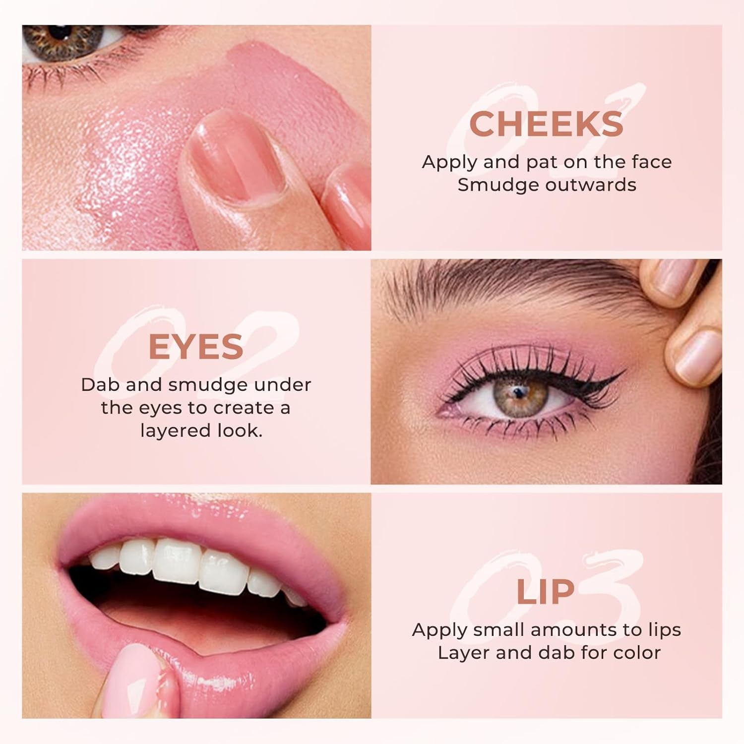 Multi Face Balm Farbwechselnder Rouge, Schwarzes Creme-Rouge, Farbwechselndes Rouge Für Wangen Und Lippen, Make-Up-Multifunktionsbalsam Für Leichtes Und Natürliches Gesichts-Make-Up