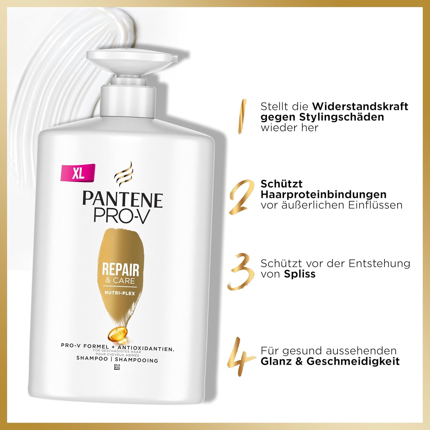 Pantene Pro-V Repair & Care Shampoo (1000Ml)