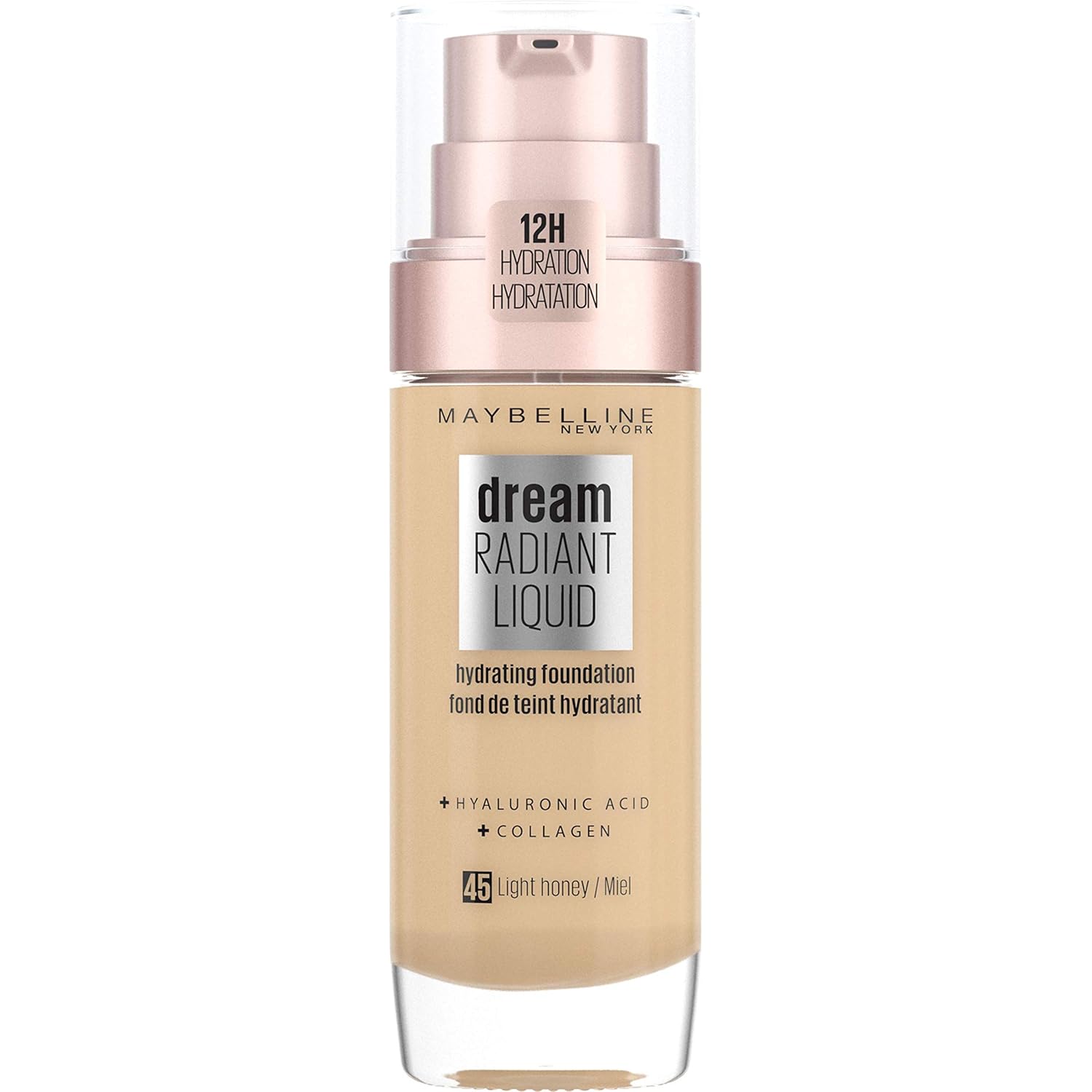 Maybelline New York Make Up, Dream Radiant Liquid Make-Up, Flüssige Foundation, Nr. 30 Sand, 30 Ml (Packung Mit 2)