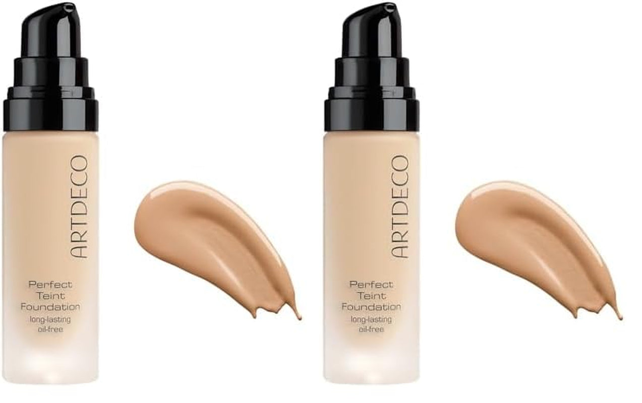 ARTDECO Perfect Teint Foundation - Langanhaltende, Flüssige Foundation Ohne Öl Und Ohne Maskeneffekt - 1 X 20 Ml