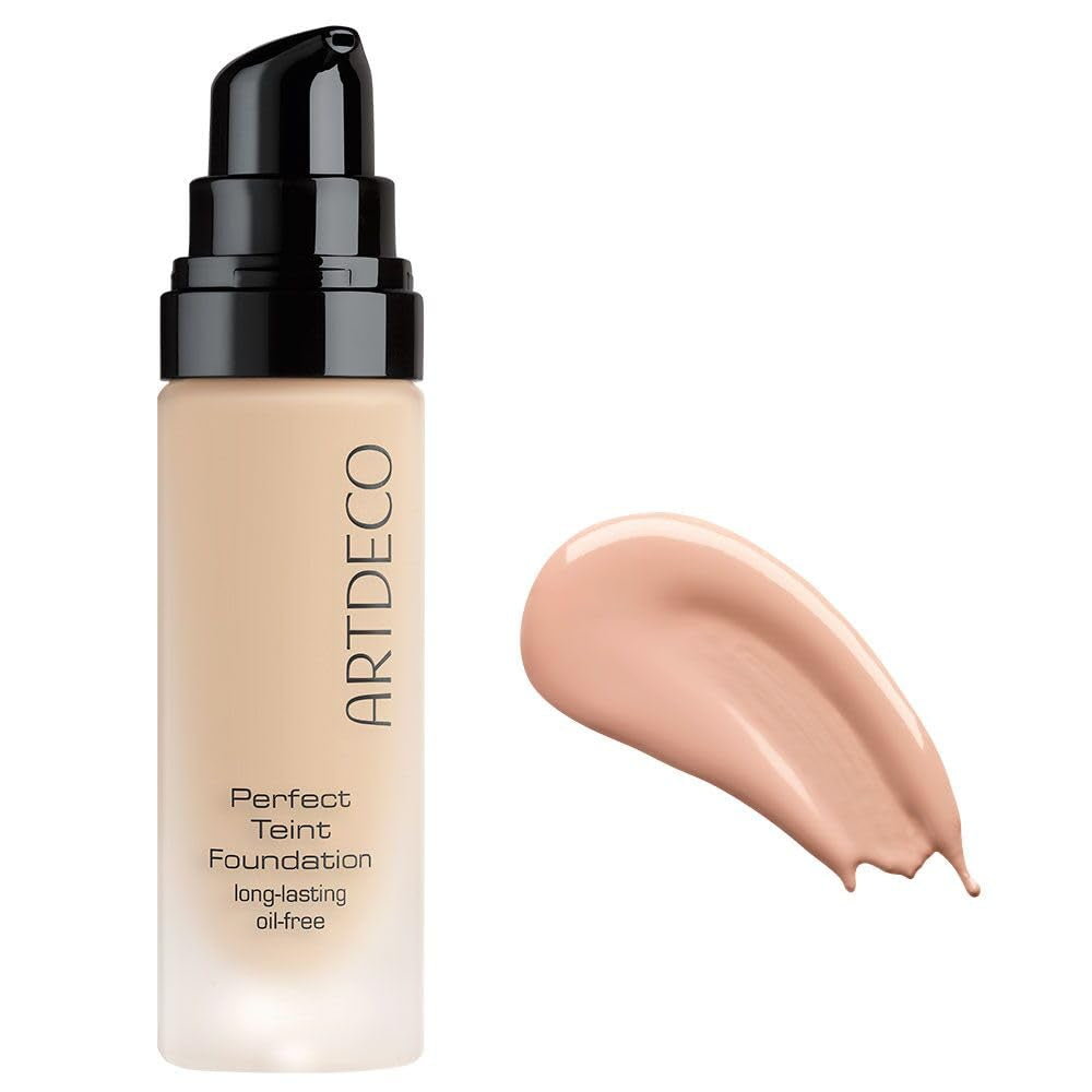 ARTDECO Perfect Teint Foundation - Langanhaltende, Flüssige Foundation Ohne Öl Und Ohne Maskeneffekt - 1 X 20 Ml