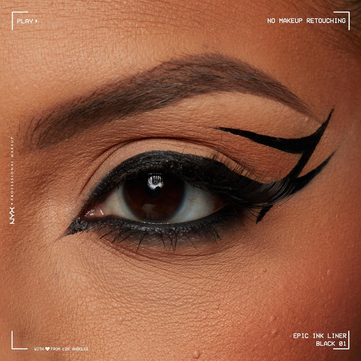 NYX PROFESSIONAL MAKEUP Epic Ink Liner, Wasserfester Flüssiger Eyeliner, Schwarz (2 Stück), Vegane Formel