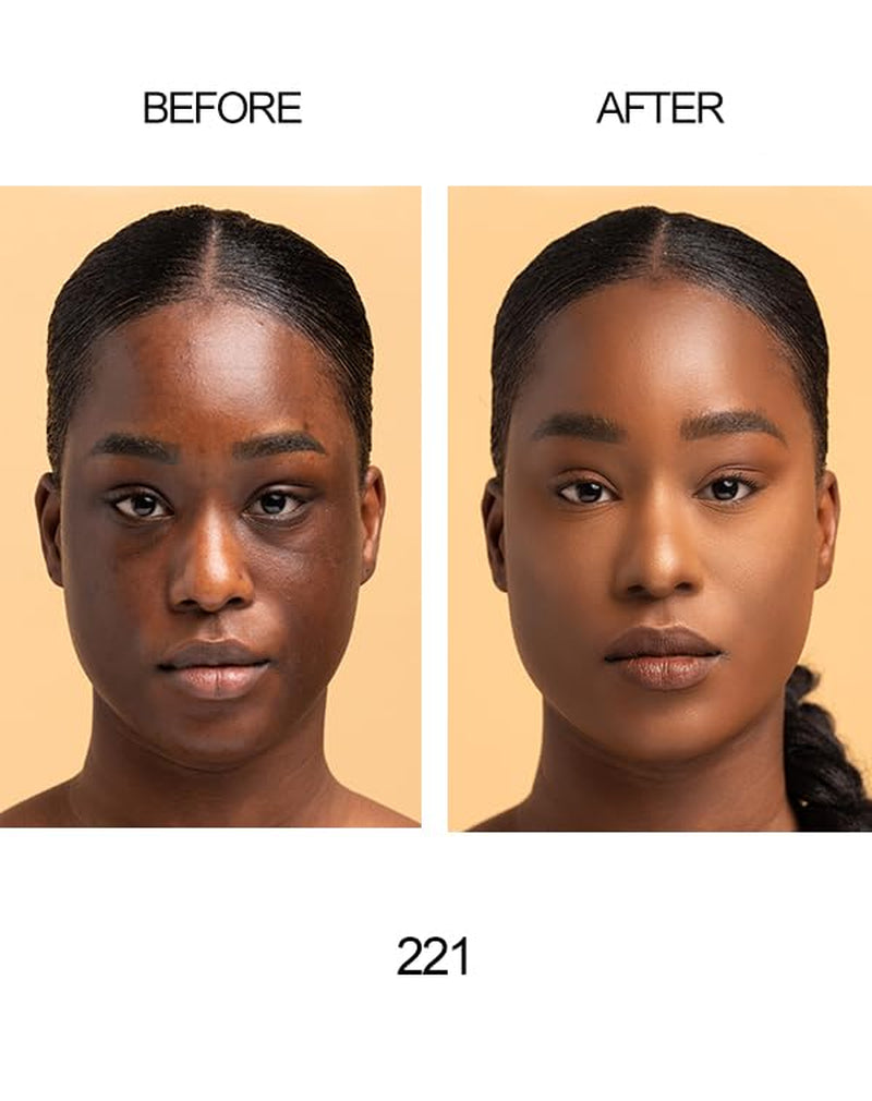 JANETTOTTY - 2 in 1 Perfect Complexion Matte Foundation + Concealer - Is Lightweight, Soft Matte, Silky Touch, Medium to Full Coverage, Long-Lasting - Vegan and Oil-Free - 33,9Ml (Sophiyat 221)