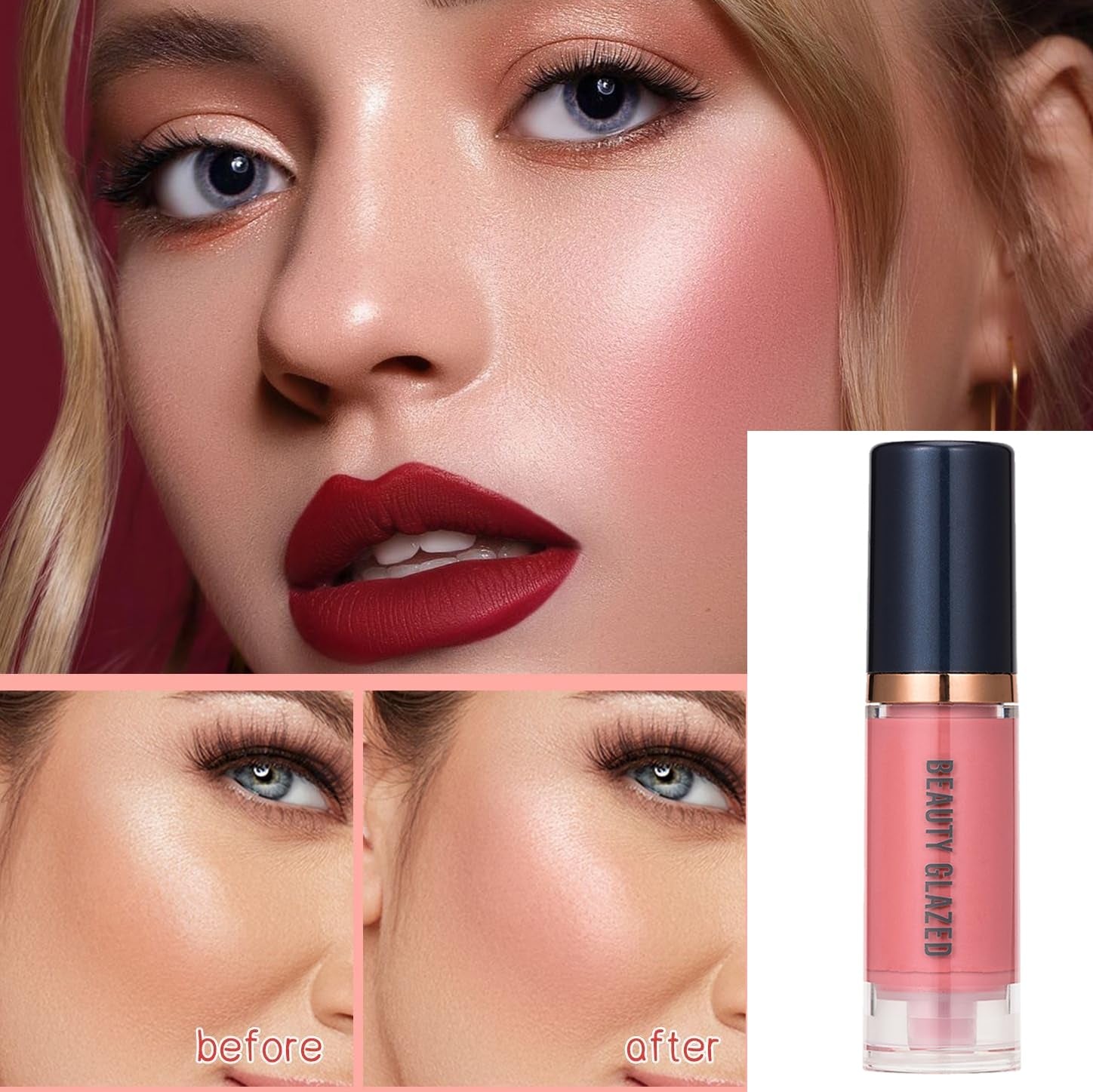 Make up Foundation,3 Kombinationen Primer+Concealer+Flüssige Foundation,Langanhaltende Mittel- Bis Volldeckende Foundation,Transfer-Proof Soft Matte Oil Control Foundation, Makeup in Einem Schritt