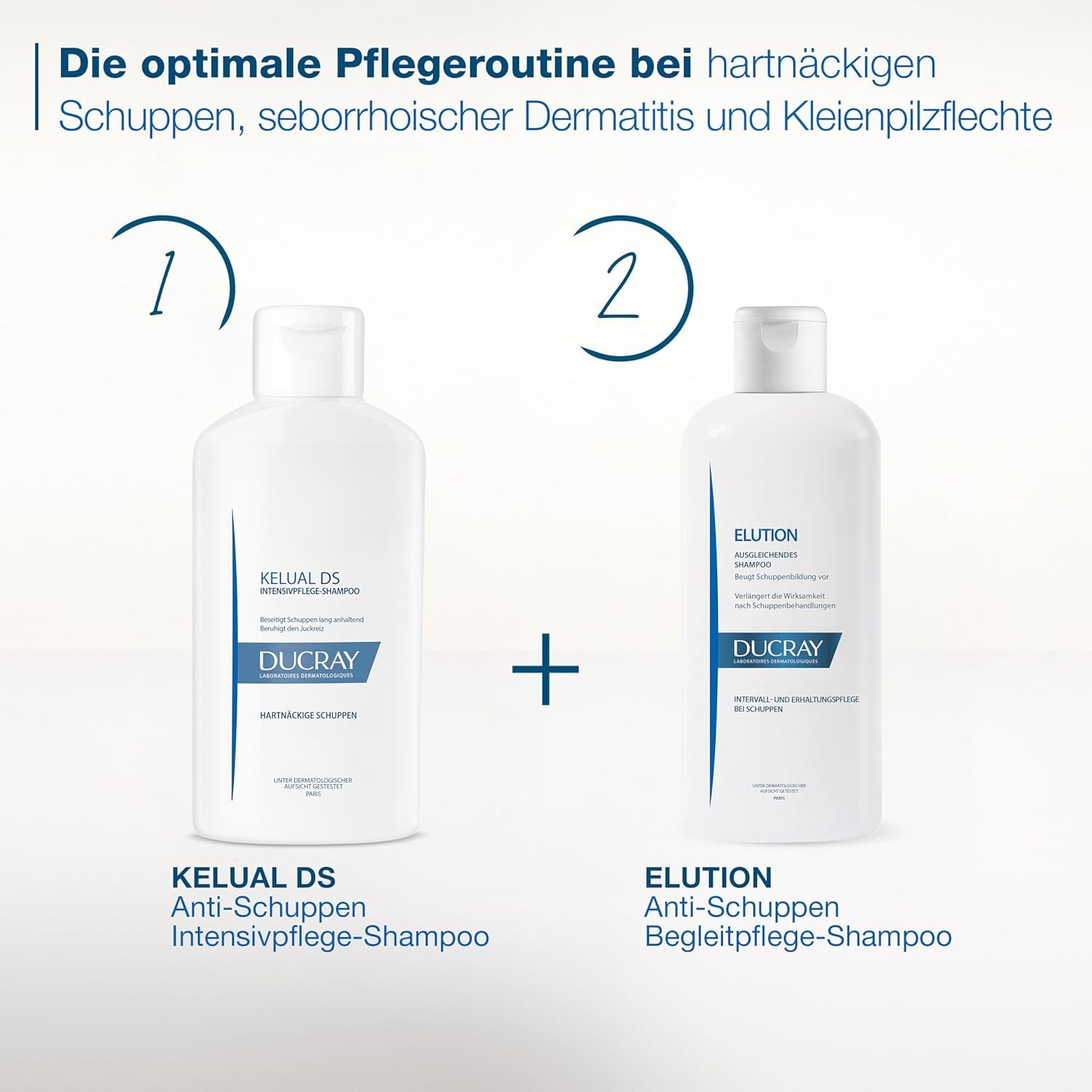 KELUAL DS Anti-Dandruff Shampoo - Clinically Tested for Scalp Relief & Flake Control, 100ml