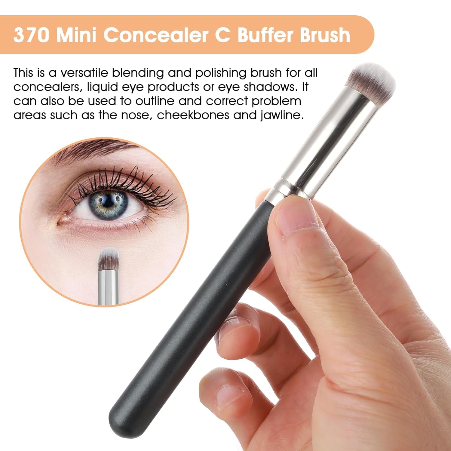 3 Stück Foundation Pinsel Concealer Pinsel Professioneller Gesichts Make up Pinsel Konturpinsel Foundation Brush Für Flüssiges Puder Makeup Brushes Set Zum Foundation Concealer