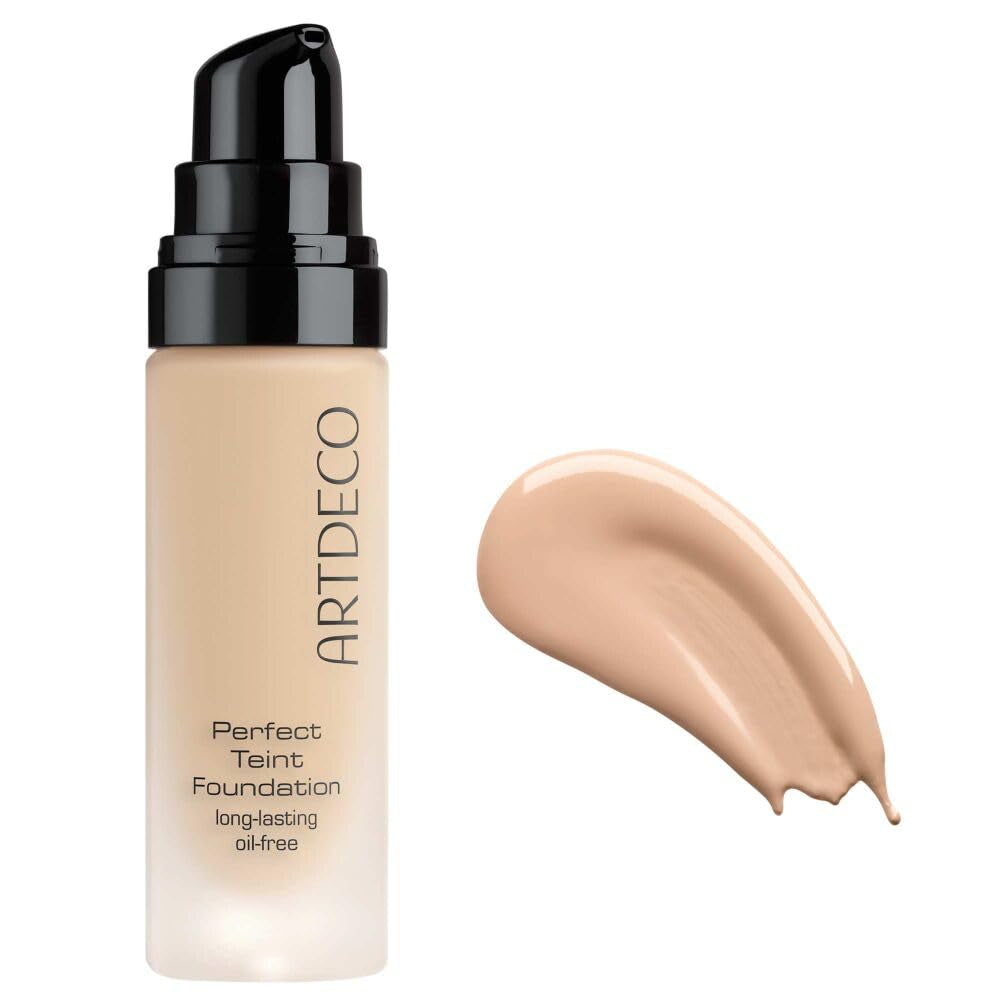 ARTDECO Perfect Teint Foundation - Langanhaltende, Flüssige Foundation Ohne Öl Und Ohne Maskeneffekt - 1 X 20 Ml