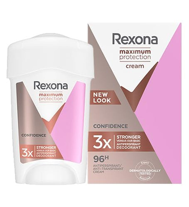 Rexona Confidence Deostick Anti-Transpirant, 96H, 45 Ml, 3 Stück