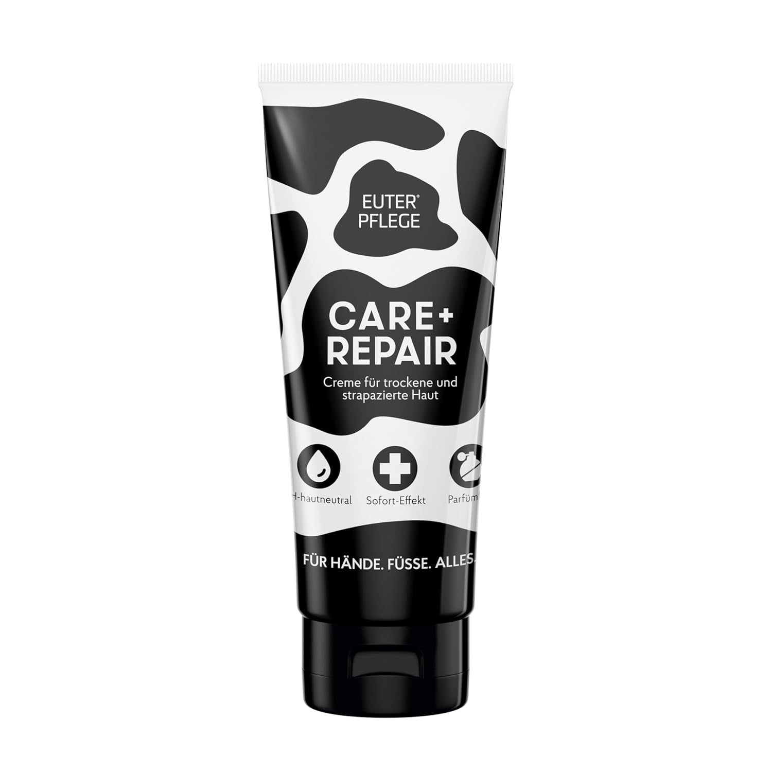EUTERPFLEGE Care + Repair Creme, 200Ml, Intensive Pflege Für Trockene Haut, Feuchtigkeitscreme Für Hand Und Körper, Parfümfrei, Allergiker Geeignet