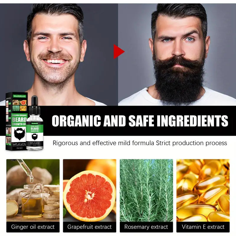 Beard oil for men - nourishing, softening and moisturizing