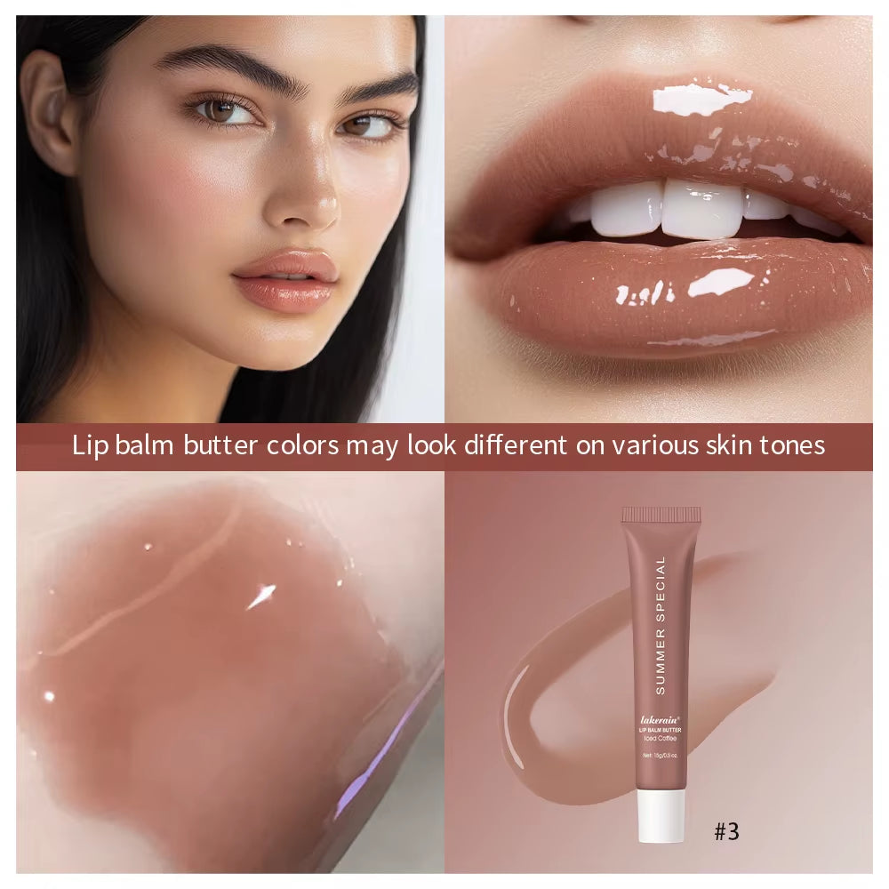 4Pcs Lip Balm Deep Moisturizing Lip Glaze Smoothing Lip Lines Long-Lasting Nourishment Daily Lip Care Lip Balm