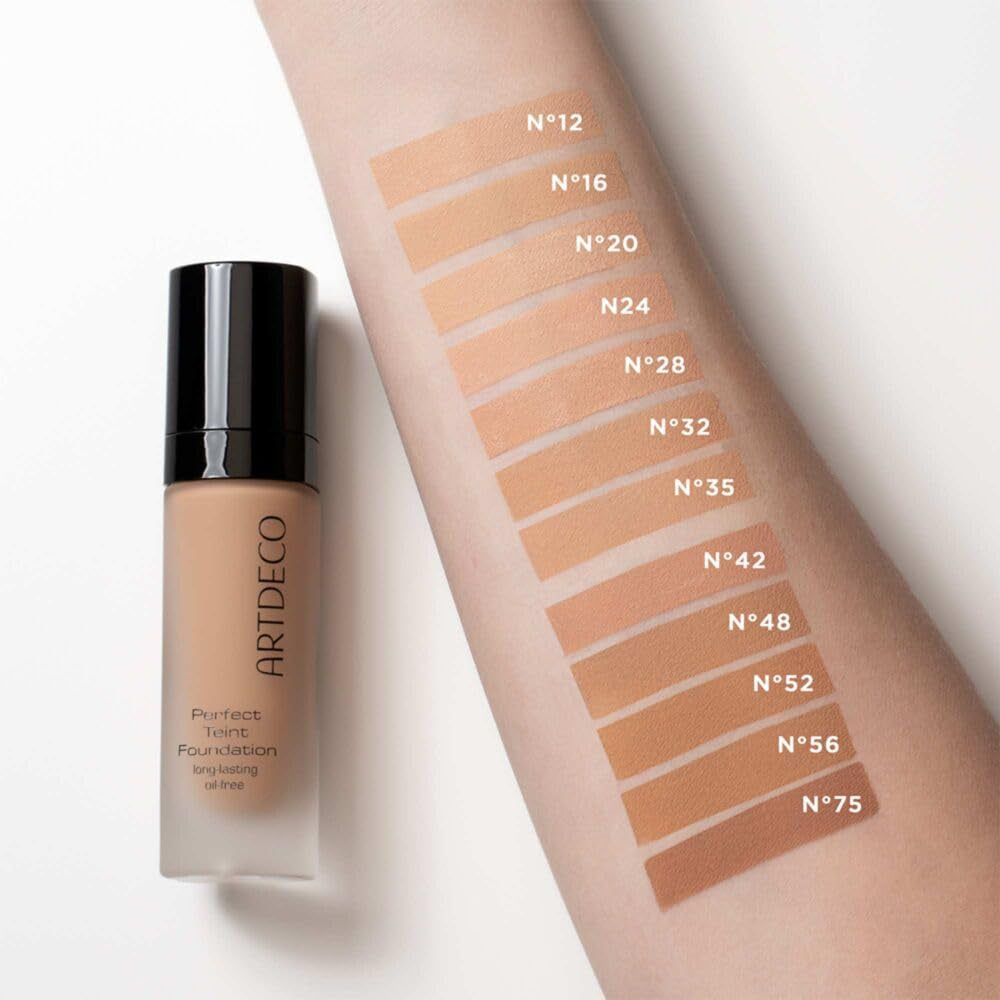 ARTDECO Perfect Teint Foundation - Langanhaltende, Flüssige Foundation Ohne Öl Und Ohne Maskeneffekt - 1 X 20 Ml