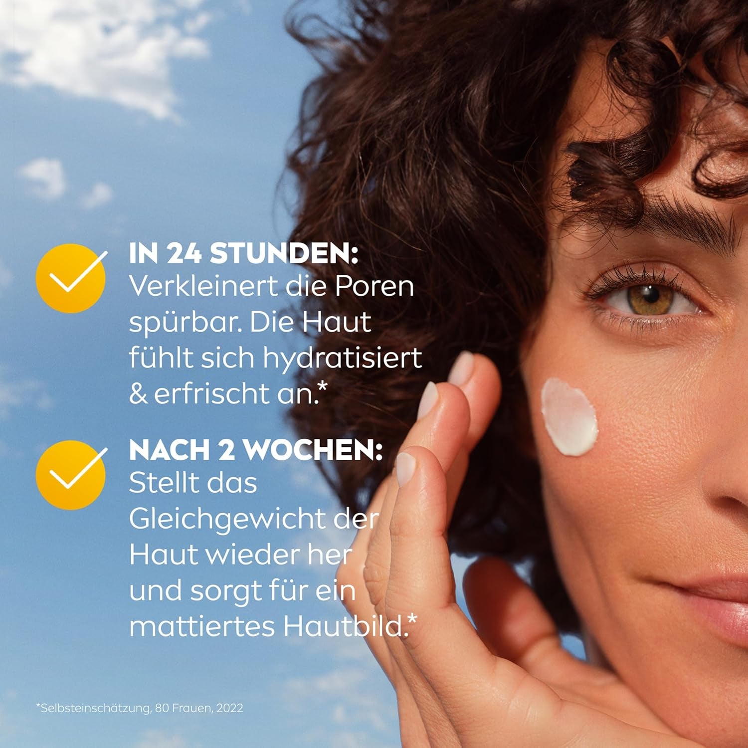 NIVEA Q10 Anti-Falten PORENVERFEINERUNG Extra Leichte Tagespflege, Straffende Tagescreme Mit LSF 15, Gesichtspflege Für Mischhaut Mit Q10, Algenextrakt Und Aloe (50 Ml)