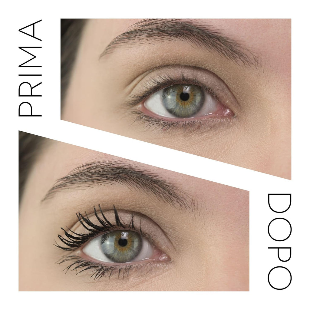 WYCON Cosmetics INFINITE LASHES MASCARA - Wimperntusche Für Die Augen, Wimperntusche, Schwarze Wimperntusche, Hohe Definition, Verlängert Die Wimpern Für Einen Intensiven Blick