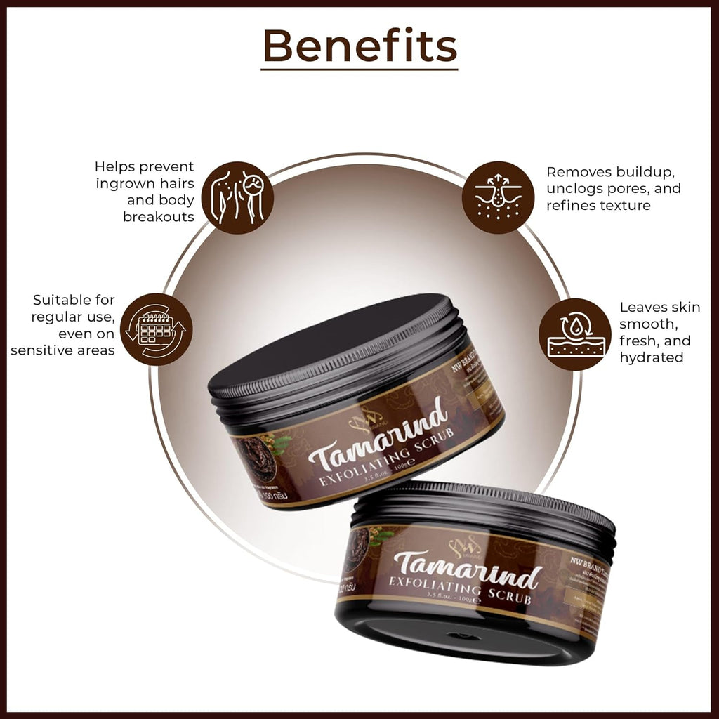 NW Gesichtspeeling,Natur Peeling,Vegan Peeling,Tamarind Exfoliating Scrub Für Das Gesicht Und Den Körper.Kann Sowohl Von Frauen Als Auch Von Männern Verwendet Werden.