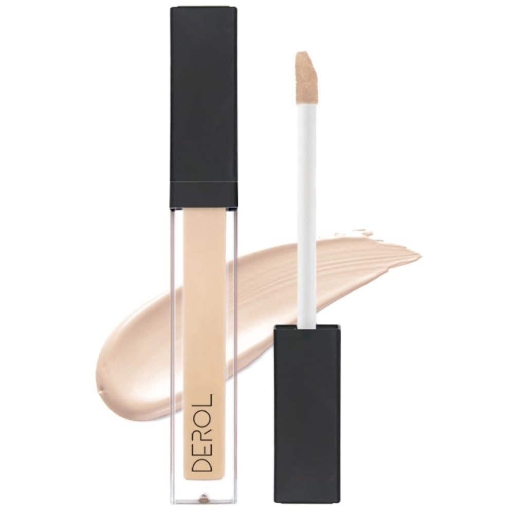 Liquid Concealer Make-Up - Natürliche Deckkraft & Hochpigmentierte Leichte Gesicht Concealer (02, 6.5Ml)