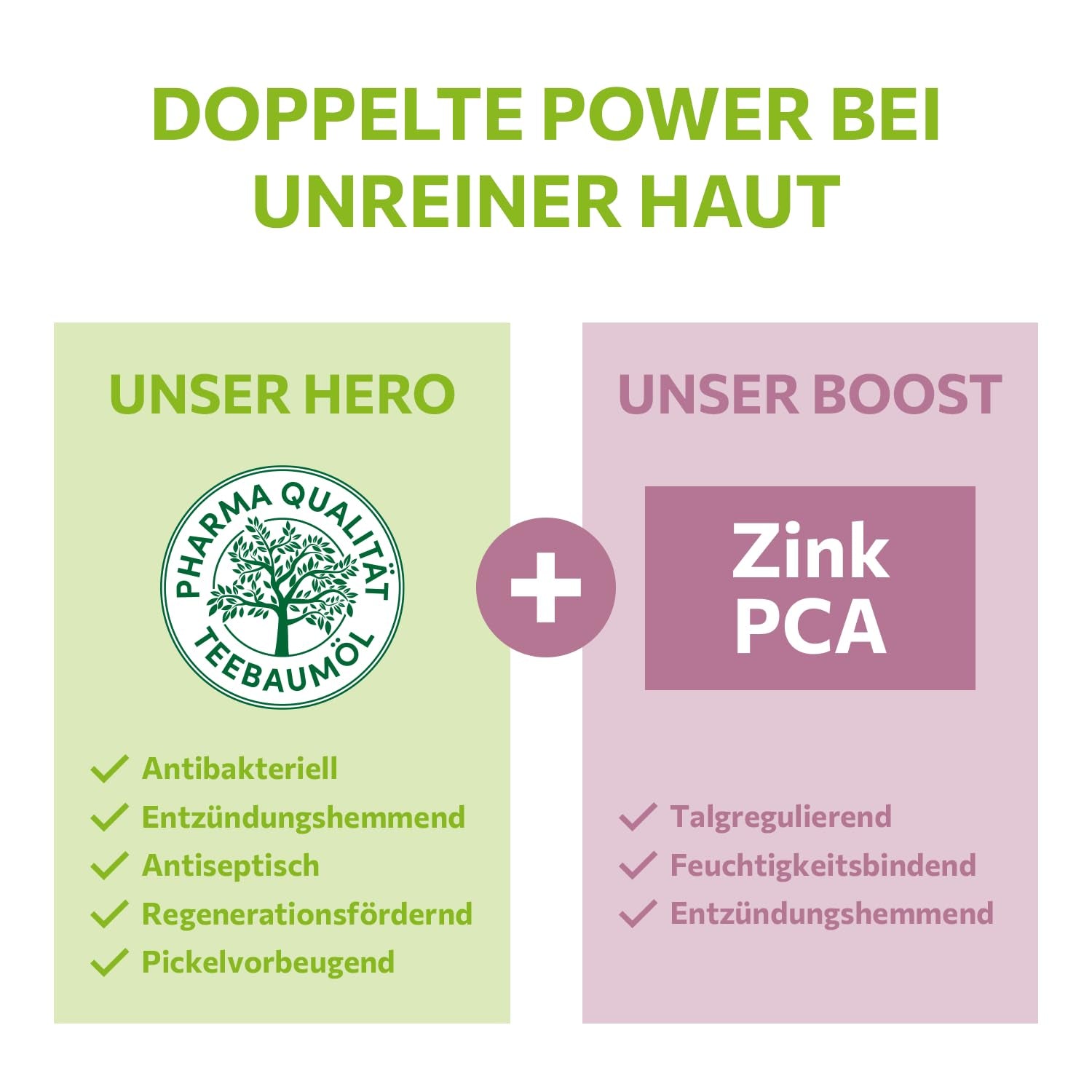 Alkmene Mein Teebaumöl Gesichtscreme 50 Ml Pickel Reduktion 91% Bestätigt - Naturreines Teebaumöl, Vegan & Klimaneutral - 24H Feuchtigkeitspflege Für Unreine Haut - Teebaumöl Creme Für Pickel