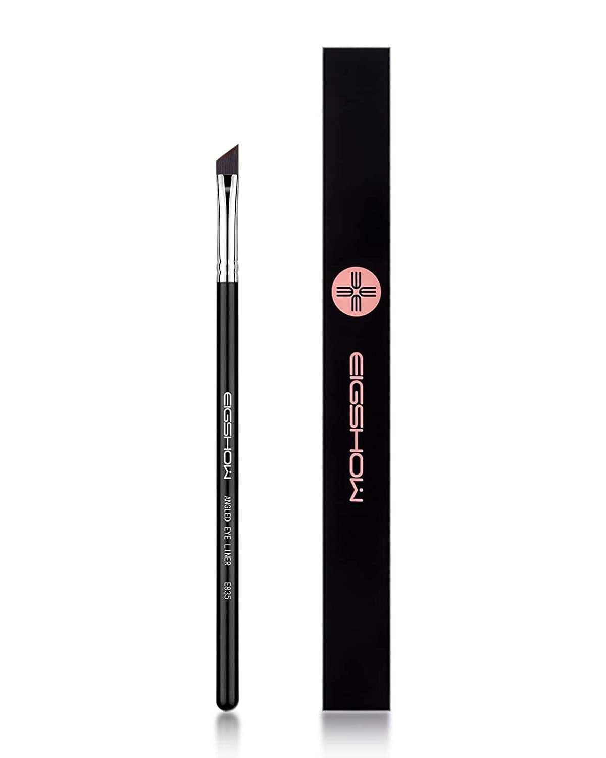 EIGSHOW Eyeliner-Pinsel, Fein Abgewinkelt, Profi-Präzisions-Pinsel, Ultradünn, Abgeschrägt, Flacher Winkel, Premium-Qualität, Zum Auftragen Von Gelpuder, Flüssiger Creme (Blau)