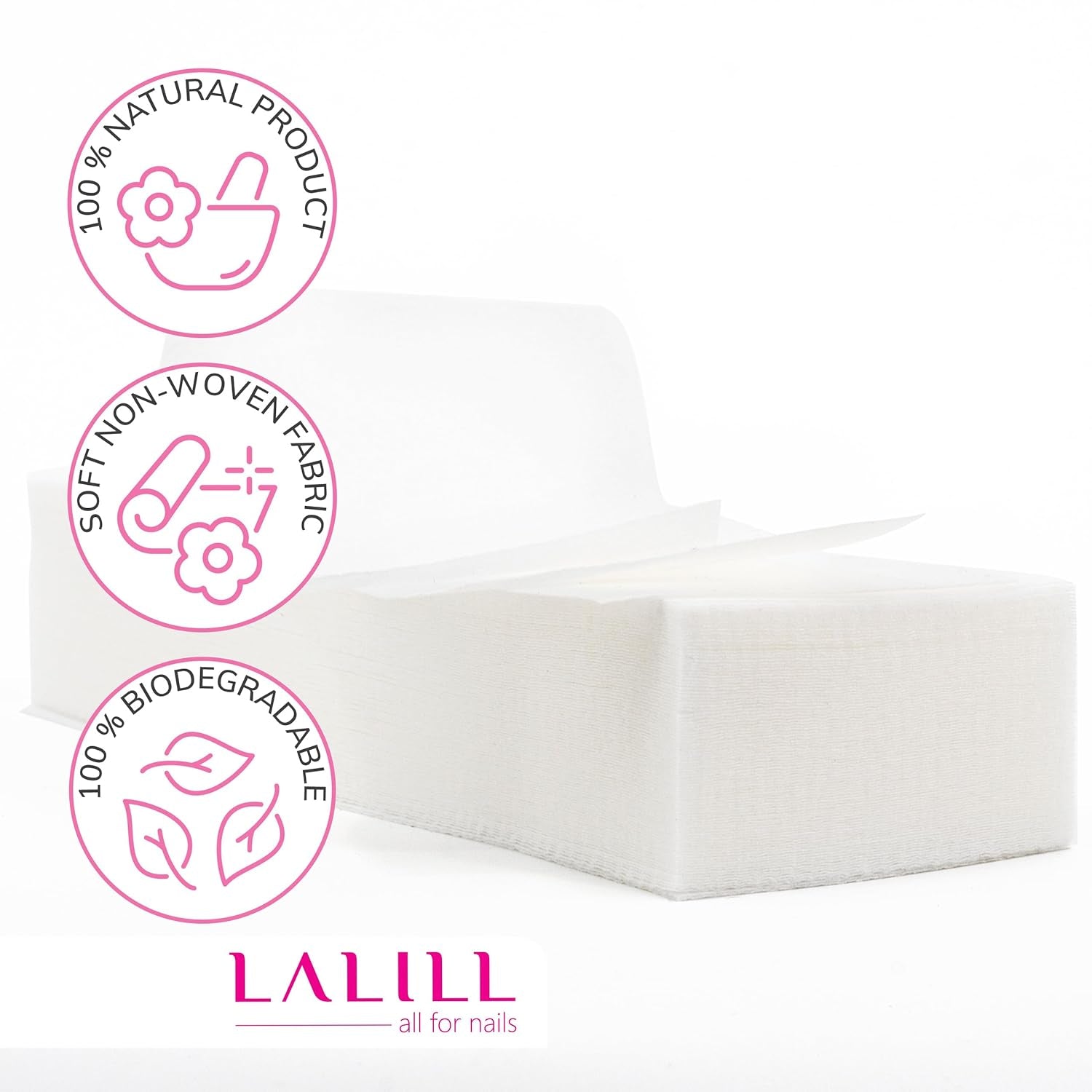 LALILL Vliesstreifen 100 Stück Für Wachs - Vlies Streifen Für Die Haarentfernung Mit Warmwachs Sugaring Paste Beine Achsel Arme Intimbereiche Körper Gesichthaarenfernung Wachsstreifen - Wax Waxing