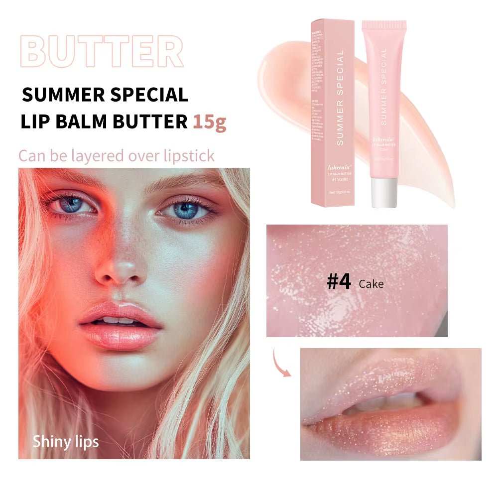4Pcs Lip Balm Deep Moisturizing Lip Glaze Smoothing Lip Lines Long-Lasting Nourishment Daily Lip Care Lip Balm
