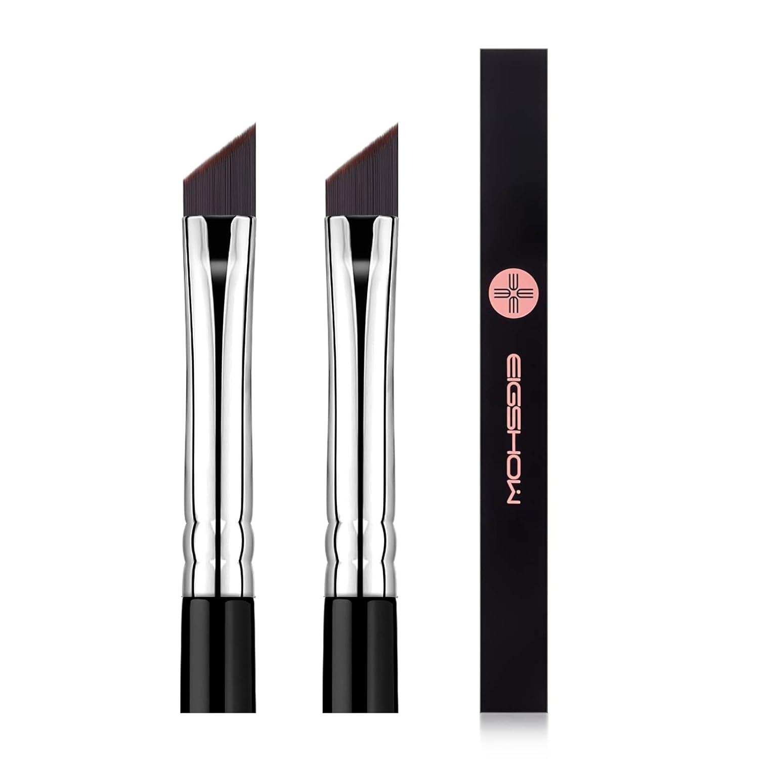 EIGSHOW Eyeliner-Pinsel, Fein Abgewinkelt, Profi-Präzisions-Pinsel, Ultradünn, Abgeschrägt, Flacher Winkel, Premium-Qualität, Zum Auftragen Von Gelpuder, Flüssiger Creme (Blau)