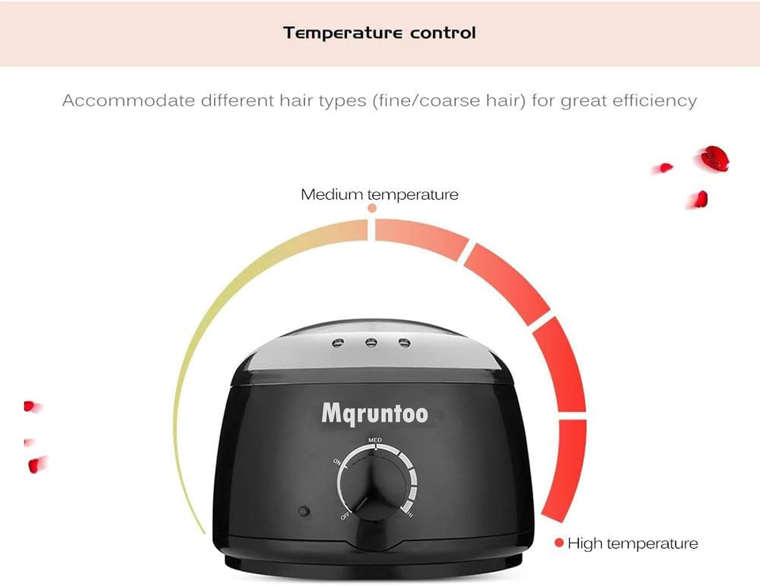 Wachswärmer Wax Warmer Wachs Haarentfernung Elektrischer Wachs Haarentfernung Set Enthaaren Wachsgert Waxheater Waxing Kit Mit 4X100G Wachsperlen