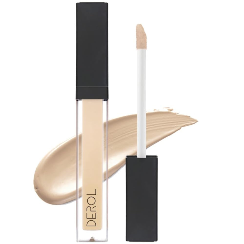 Liquid Concealer Make-Up - Natürliche Deckkraft & Hochpigmentierte Leichte Gesicht Concealer (02, 6.5Ml)