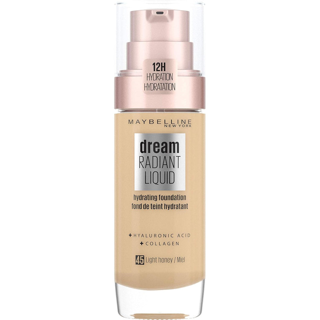 Maybelline New York Make Up, Dream Radiant Liquid Make-Up, Flüssige Foundation, Nr. 30 Sand, 30 Ml (Packung Mit 2)