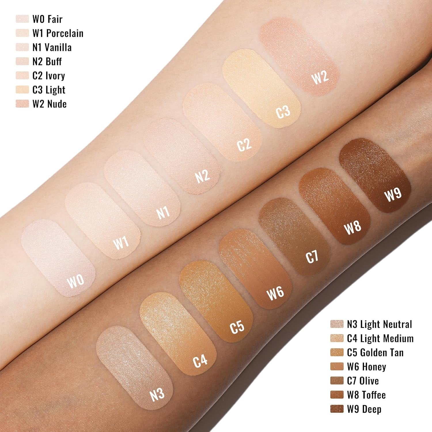 Oulac Concealer Für Gesicht Und Augenringe, Langanhaltender Abdeckstift Kosmetik, Concealer Augenringe Mit Hyaluronic Acid, Farbcode: N2 Buff, 3.8Ml