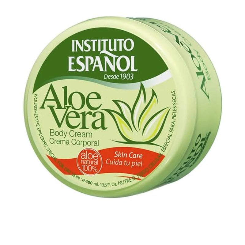 Aloe Vera Crema, Corporal Körperfeuchtigkeitscreme,Körpercreme, Feuchtigkeitsspendend, Gegen Schuppige Haut, 400Ml.