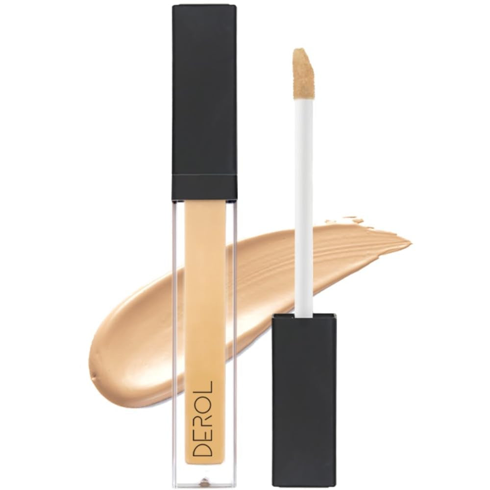 Liquid Concealer Make-Up - Natürliche Deckkraft & Hochpigmentierte Leichte Gesicht Concealer (02, 6.5Ml)
