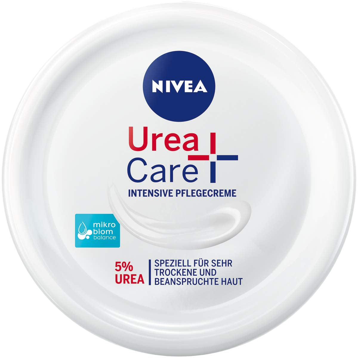 NIVEA Urea + Care Intensive Pflegecreme (300 Ml), Feuchtigkeitscreme Pflegt Und Beruhigt Trockene & Beanspruchte Haut, Urea Creme Spendet Wertvolle Feuchtigkeit (Packung Mit 2)