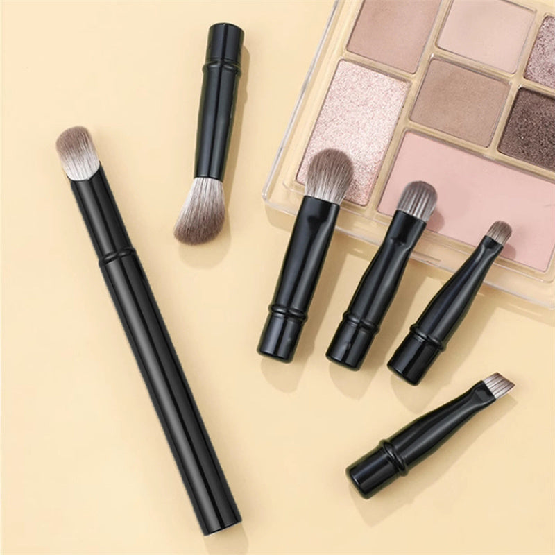 6-teiliges Mini-Reise Make-up Pinsel Set mit Box - Tragbar & Kompakt