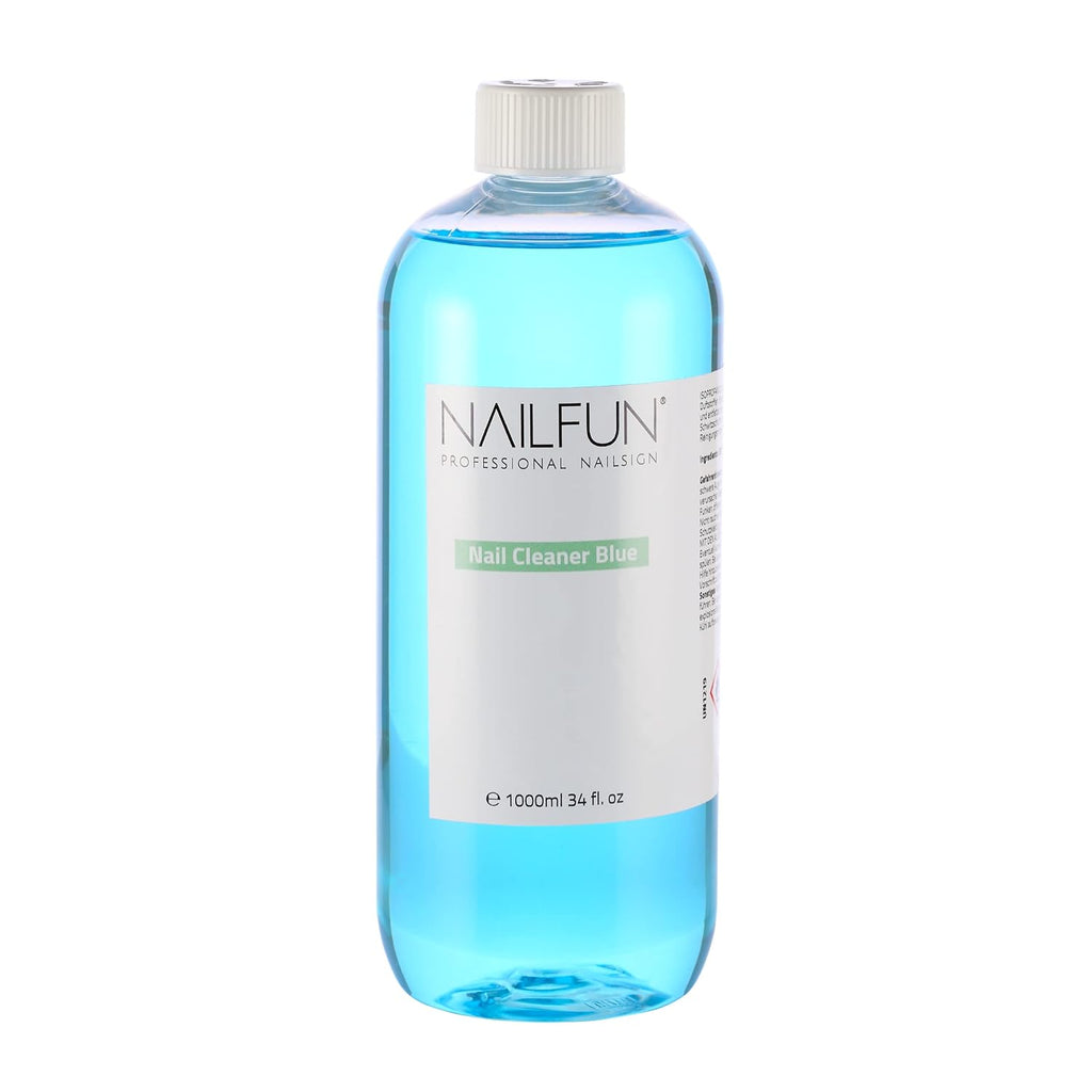 NAILFUN Nailcleaner Blue 1 Liter Nagel Reiniger Zum Reinigen Und Entfetten