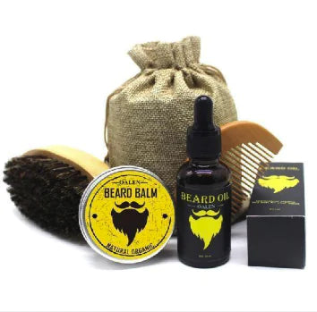 Herren Bartpflege-Set mit Bartbalsam und Bartöl