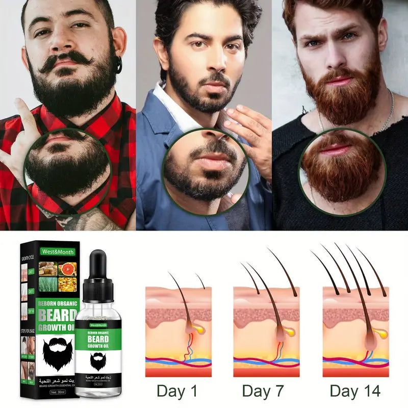 Beard oil for men - nourishing, softening and moisturizing