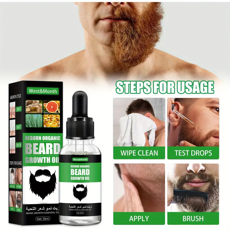 Beard oil for men - nourishing, softening and moisturizing