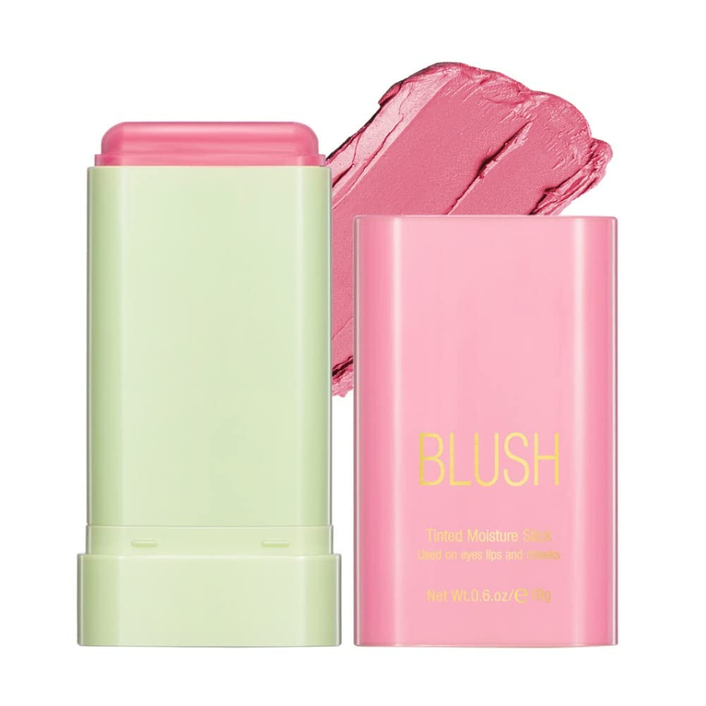 Ofanyia Cream Bronzer Stick, Unique Roating Design Multi-Use Bronzer Stick, Lightweight Easy to Blend Cream Bronzer, Velvet Matte Texture Bronzer Face Stick(3# Rich Glow)