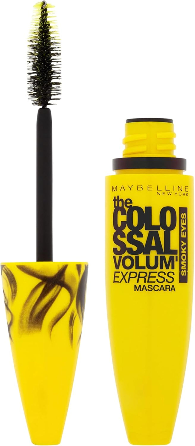 Maybelline New York Mascara Für Volumen, Volum'Express the Colossal Smoky Eyes, Dangerous Smoky Black, 9,5 Ml
