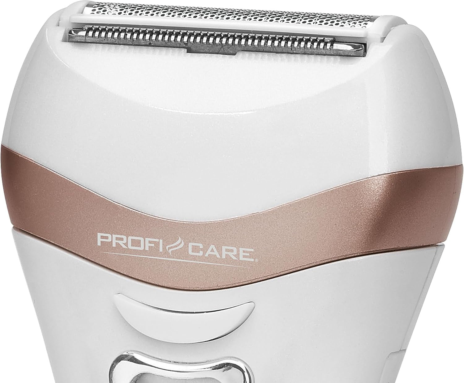 Proficare Epilierer PC-LBS 3002 3In1, Lady Shaver Und Hornhautentferner in Einem, Akkubetrieben, Mit Praktischer Aufbewahrungstasche, Weiß-Champagner