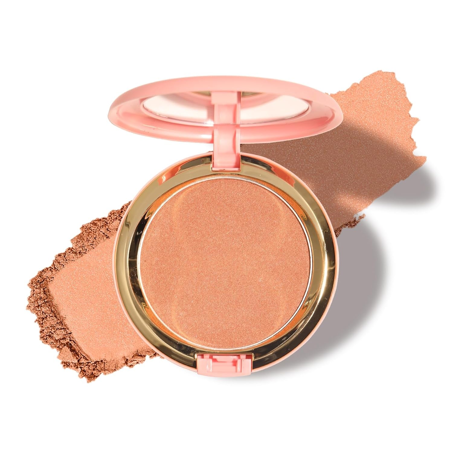 Bronzer Puder, Cremige & Hochpigmentierte Formel, Long Wearing Bronzing Powder Für Einen Sonnengeküssten Teint, Vegan & Tierversuchsfrei (Light Bronzer)