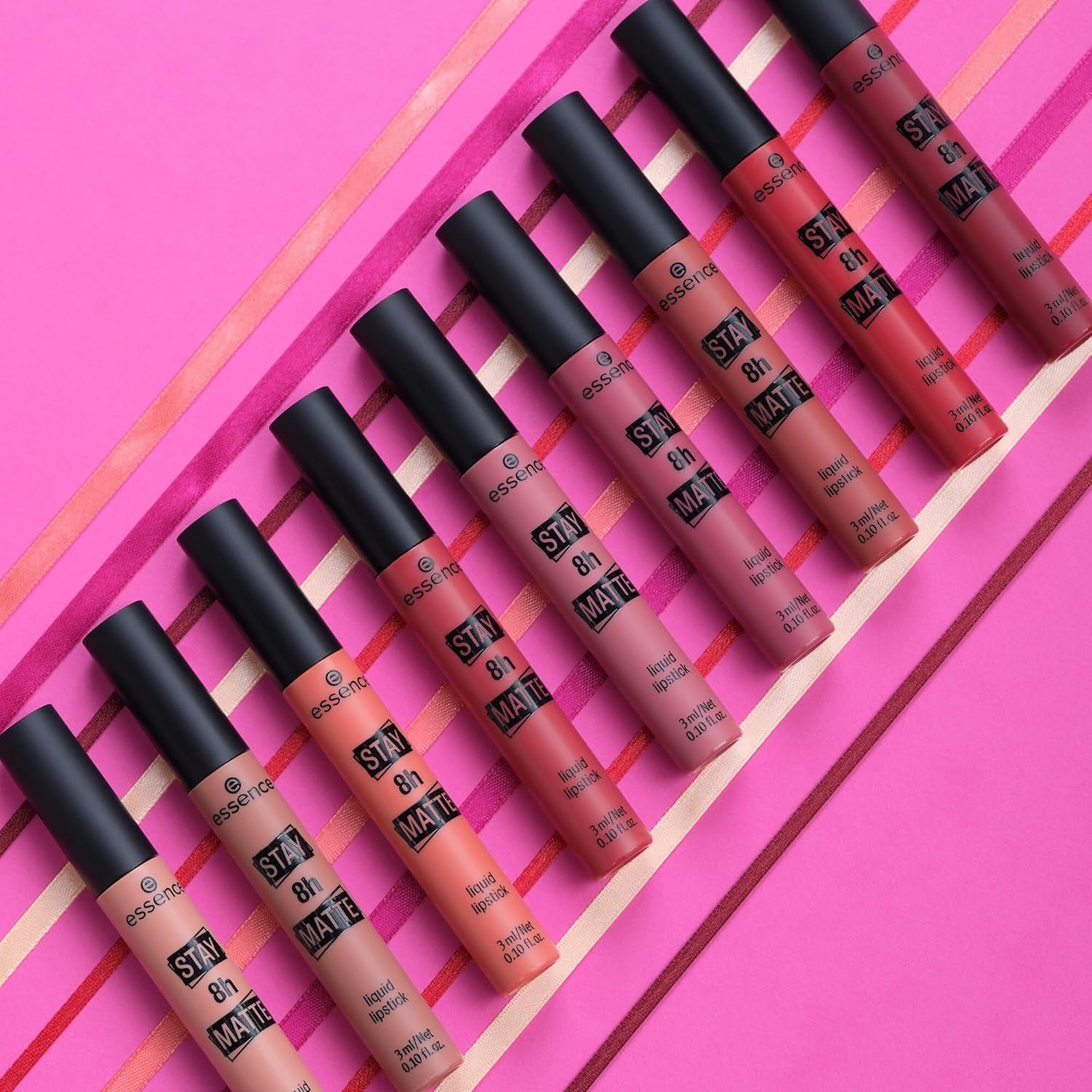 Essence Cosmetics STAY 8H MATTE Liquid Lipstick 01 Hello Sunrise!