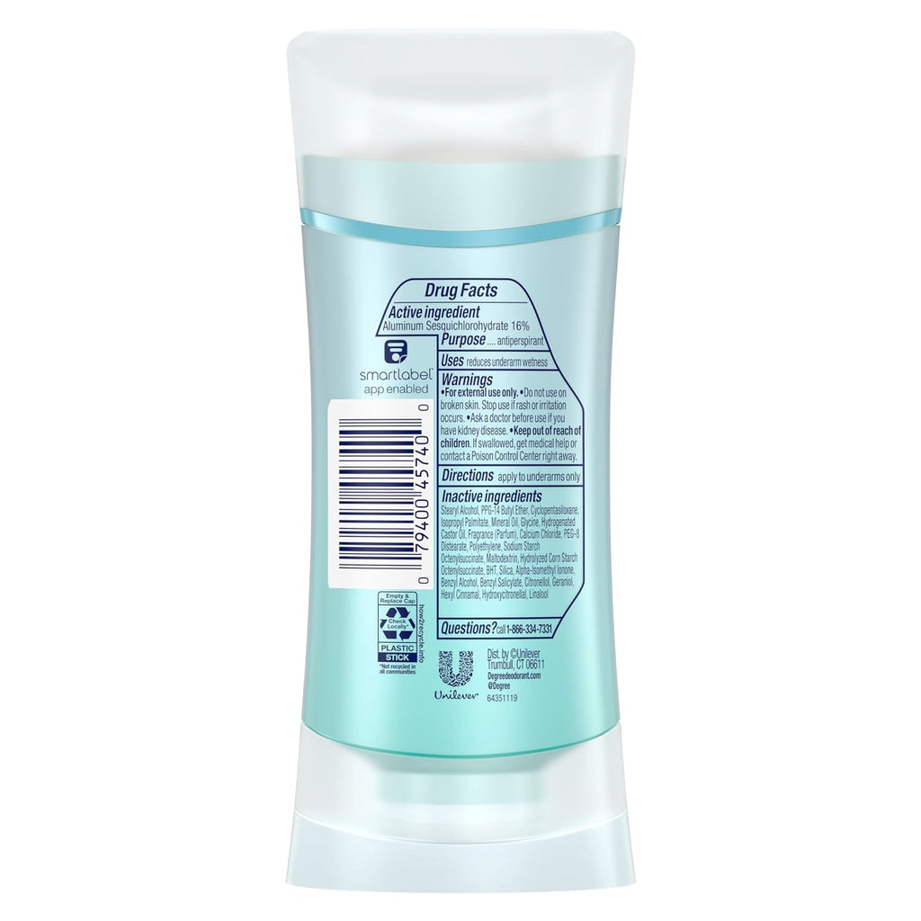 Degree Advanced Anti-Transpirant Deodorant 72 Stunden Schweiß- Und Geruchsschutz, Weiße Blumen Und Litschi, Anti-Transpirant, Deodorant Für Damen, Mit Motionsense-Technologie, 75 Ml