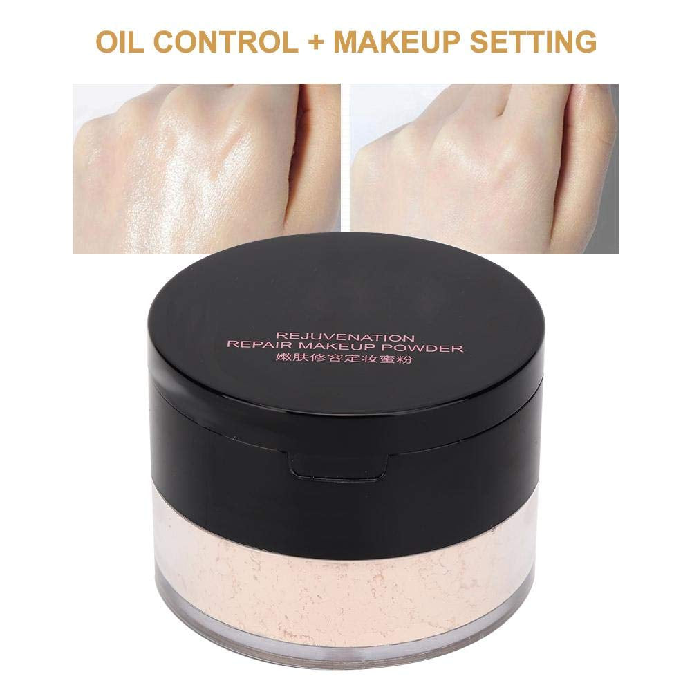 Soft Mat Loose Powder, Transparentes Fixing Powder Für Ein Mattes Finish, Loose Powder Oil Control Langlebiges Feuchtigkeitsspendendes Make-Up-Abbindepulver(01# Natürliche Farbe)